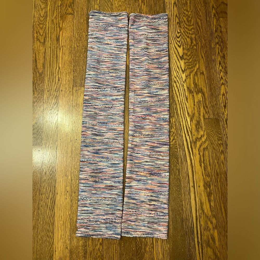 Rubiawear leg warmers, pink/purple sparkle